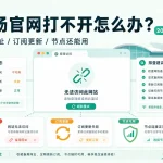 机场官网打不开、订阅更新失败和节点还能使用的排查处理方法