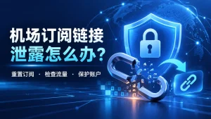 机场订阅链接泄露怎么办？2026订阅重置、流量检查与账户安全处理指南